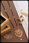 Pc 2 Designer Brass High Gold Mangalsutra Suppliers In India
